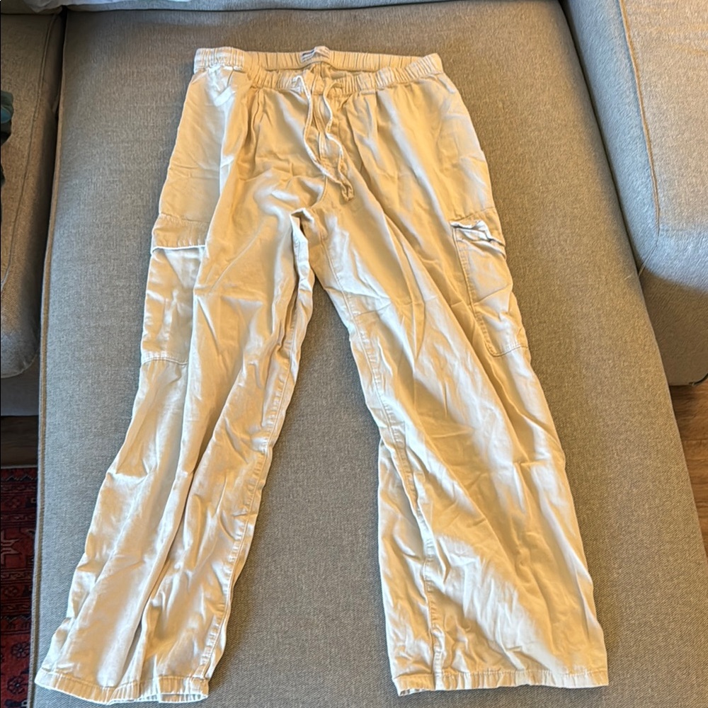 Bershka drawstring cargo pants